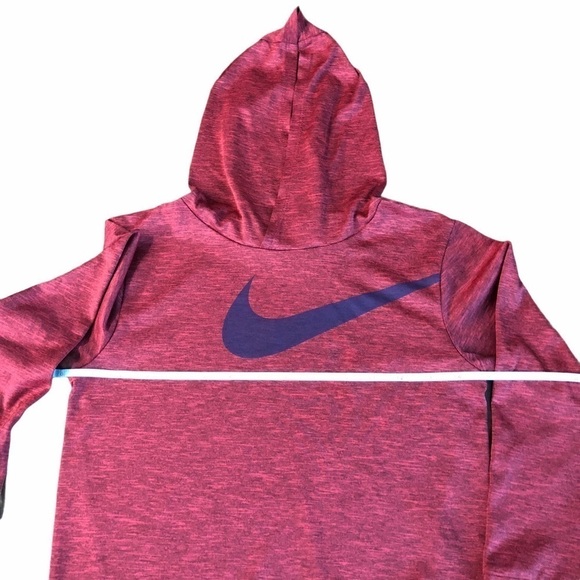 NIKE DR-FIT - UNISEX PULLOVER REDDISH HOODIE SZ L - Picture 3 of 7
